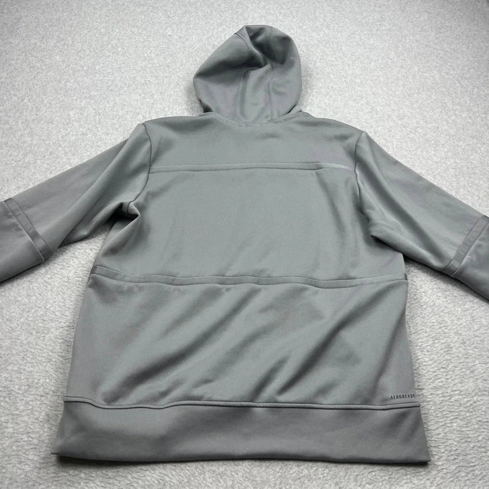 Minnesota Wild Adidas Hoodie Mens XL Gray NHL Hockey Team Pullover Sweatshirt